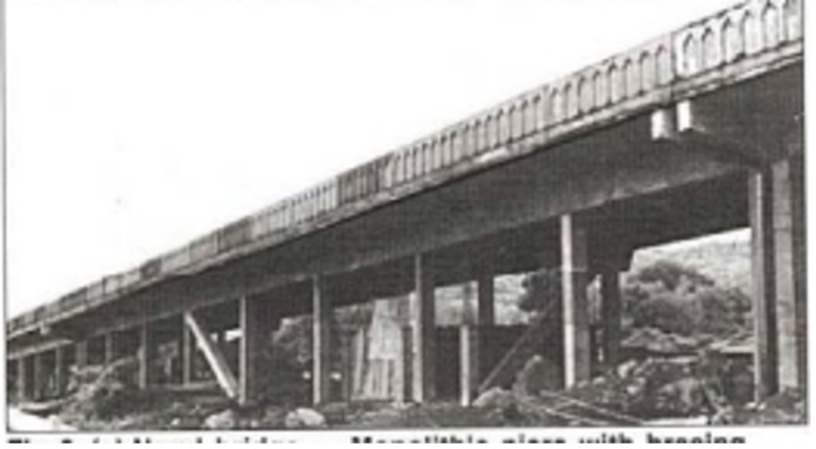 Road over bridge at Nerul (1985-1987)